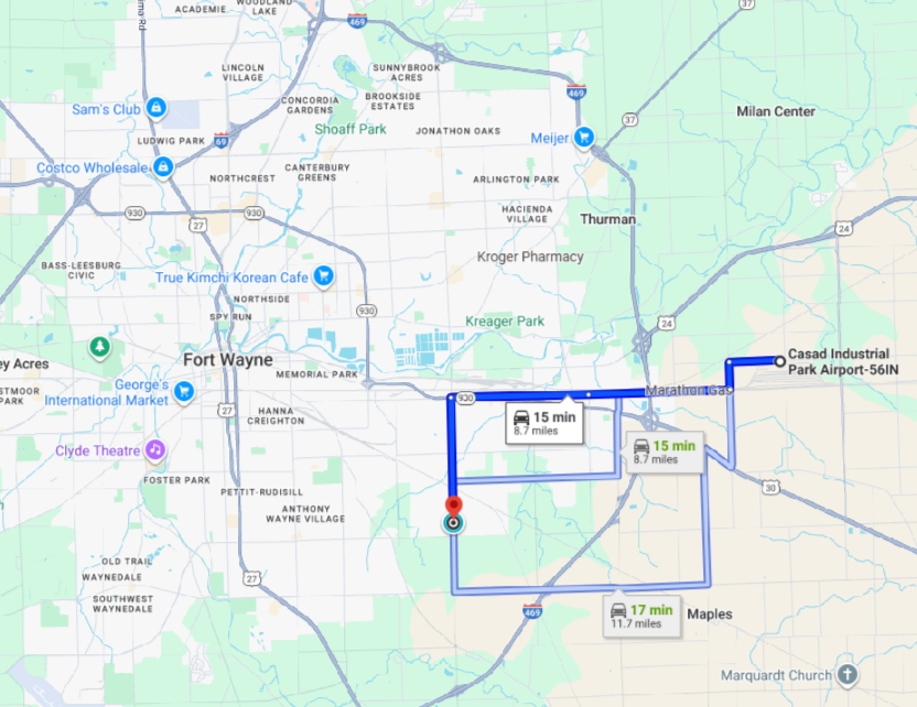 A new 500 MW customer -- most likely, another data center -- is proposing to come to Fort Wayne, according to a new AEP submission. Its ~10 miles away from a 1,200 MW Google data center under construction.