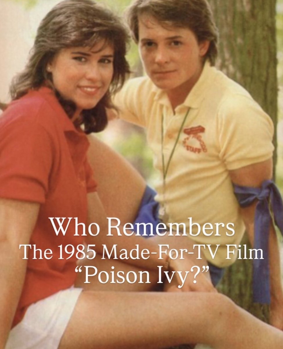 80sThen80sNow's tweet image. Starring Michael J. Fox and Nancy McKeon, “Poison Ivy” Was a Fun and Campy (No Pun Intended) Made-For-TV Film Involving a Summer Camp Counselor and Nurse Finding Love Inside of Camp Pinewood. (Located in Clifton, Maine.) 

#michaeljfox #nancymckeon #summercamp #campcounselors