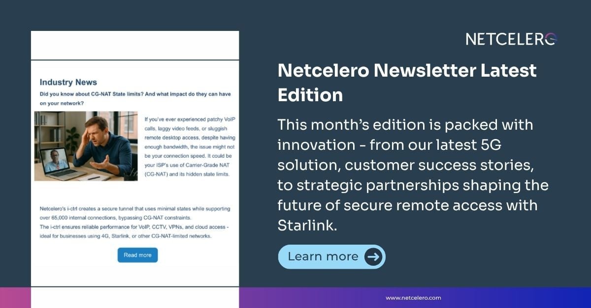 netcelero's tweet image. We&apos;ve launched this month&apos;s Netcelero newsletter to share insights on new product launches, customer spotlights, team news, tech insights and strategic partnerships.

🔗Read here: eu1.hubs.ly/H0prFWg0
 
#Netcelero #Newsletter