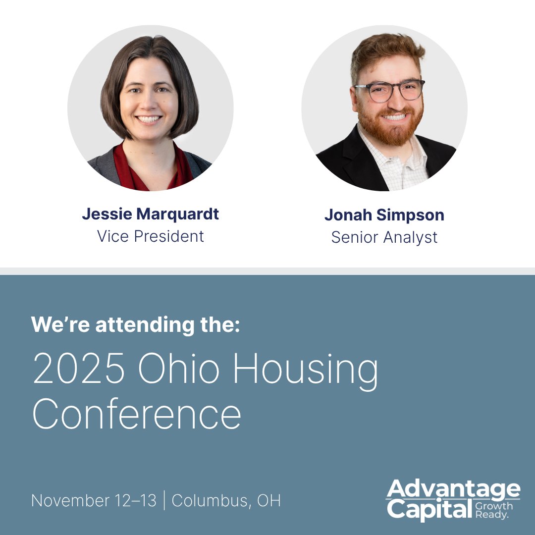 AC_GrowthReady's tweet image. We’ll be at the 2025 Ohio Housing Conference, Nov. 12–13 in Columbus, OH! 🏡 Connect with our team to learn more about how we support affordable housing developments. #LIHTC #CommunityDevelopment