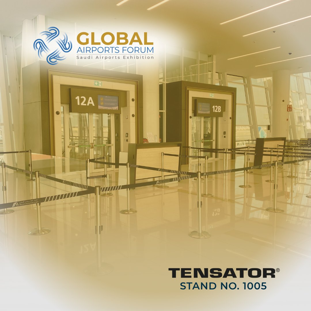 SaudiExhibition's tweet image. ✈️ Innovation meets safety with Tensator®!
 Trusted by airports worldwide, Tensator delivers smart queue management &amp;amp; crowd control systems that streamline every passenger journey.

 Meet them at Stand 1005 → tinyurl.com/mum3evkc

#Tensator #GlobalAirportsForum…