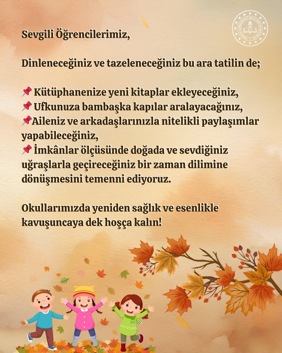 Okullarımızda sağlıkla tekrar kavuşmak üzere… 🤗