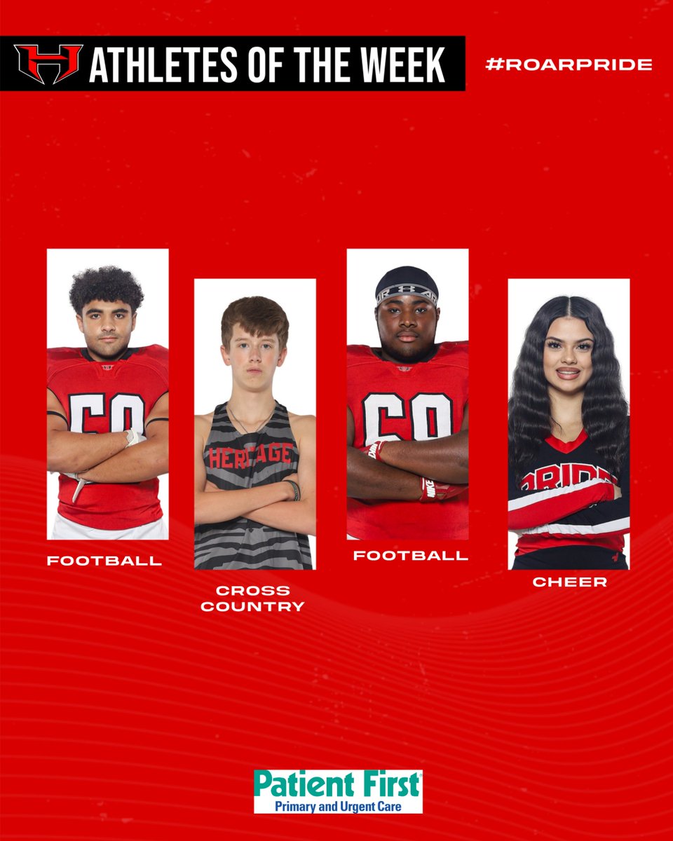 HHSPrideSports's tweet photo. Congratulations to our Athletes of the Week!
@patientfirst https://t.co/ywDGqBKiro