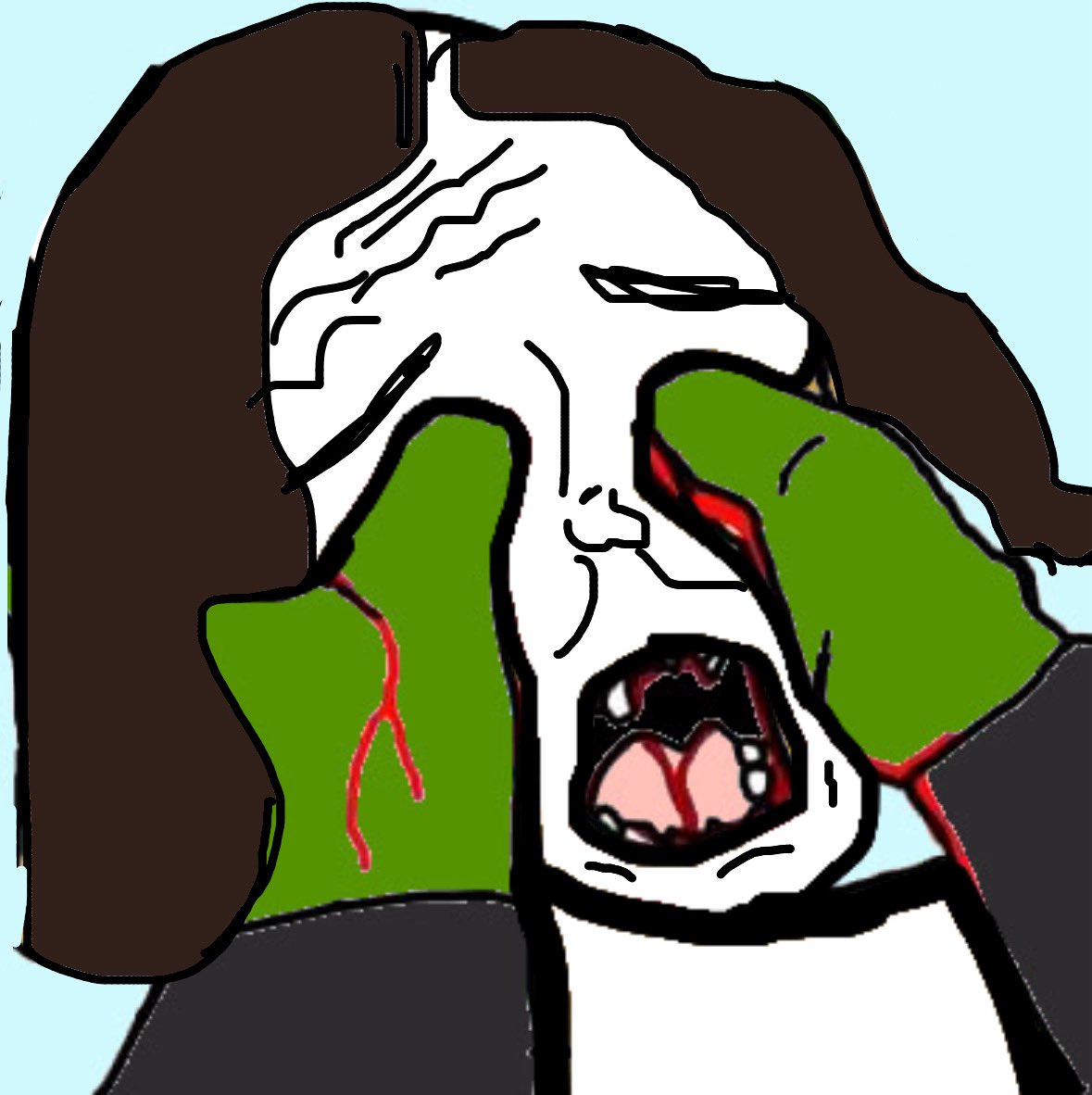 howlinghag's tweet image. HATE