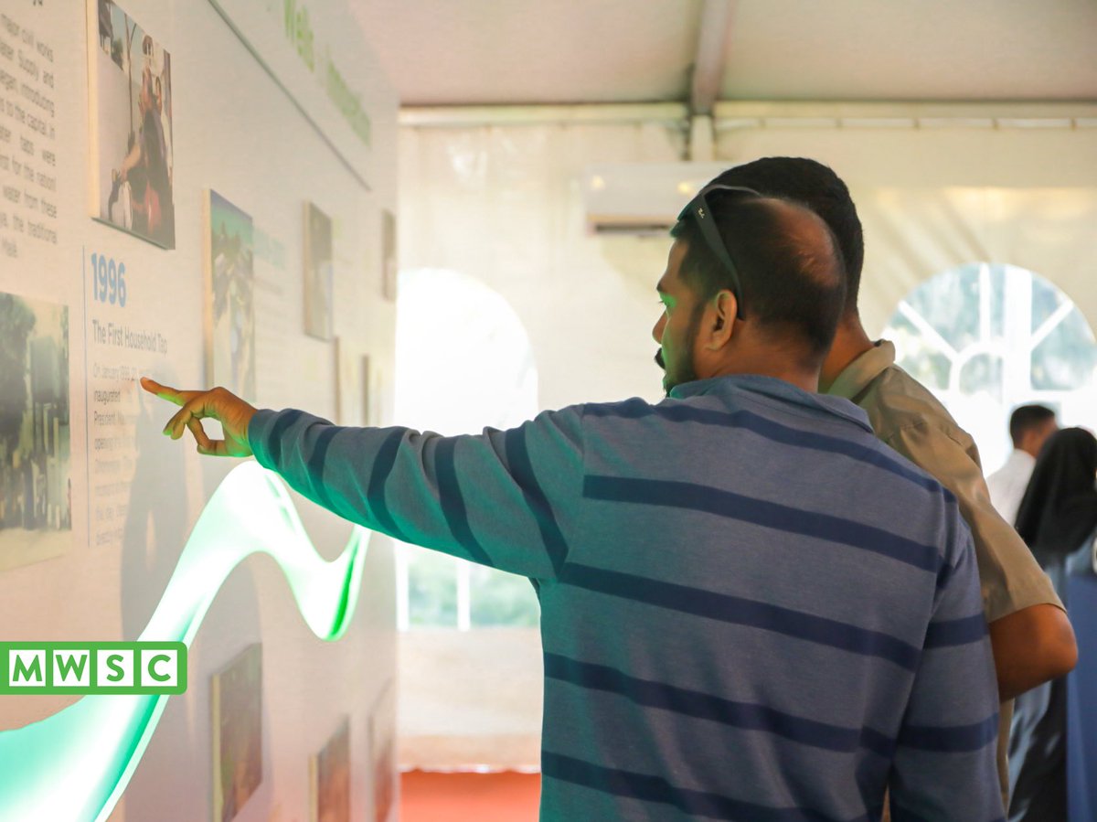 It’s Day 2 at VARA Expo 2025, and the excitement continues!  
 
Visitors are exploring The Water Story to learn how MWSC delivers essential services and drives sustainable progress across our islands. 
 
If you haven’t stopped by yet — come meet our team at Hulhumale’ Central