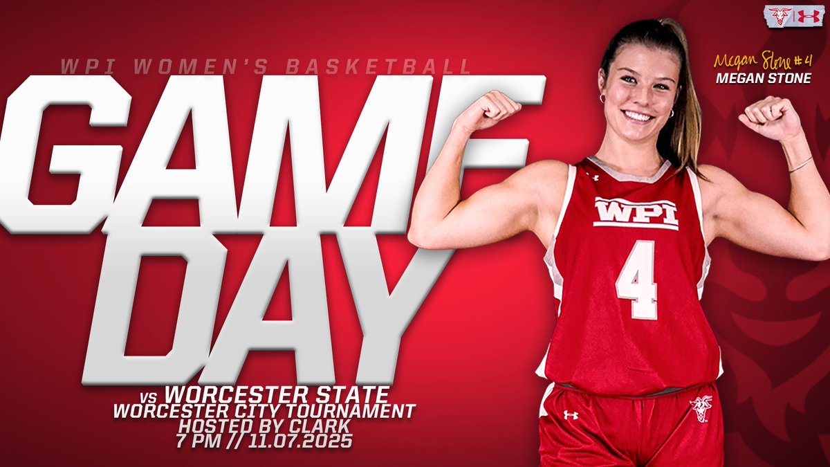 🔴SEASON OPENER🔴

<a href="/WPIWBasketball/">WPI Women’s Basketball</a> opens the 2025-2026 season with a short trip to Clark in the Worcester City Tournament for a game 🆚 Worcester State at 7pm!

Tune in on <a href="/FloCollegeHoops/">FloCollege | Basketball</a> ⬇️
📺-tinyurl.com/3brusj84
📊-tinyurl.com/335jmatj

🏀x🐐
#GoatNation #d3hoops