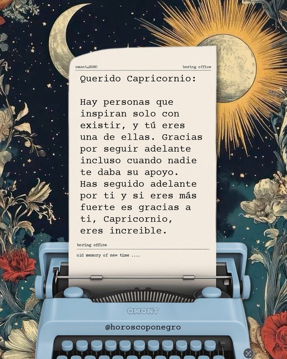 capricornio_hn's tweet image. Querido Capricornio ✨🌙