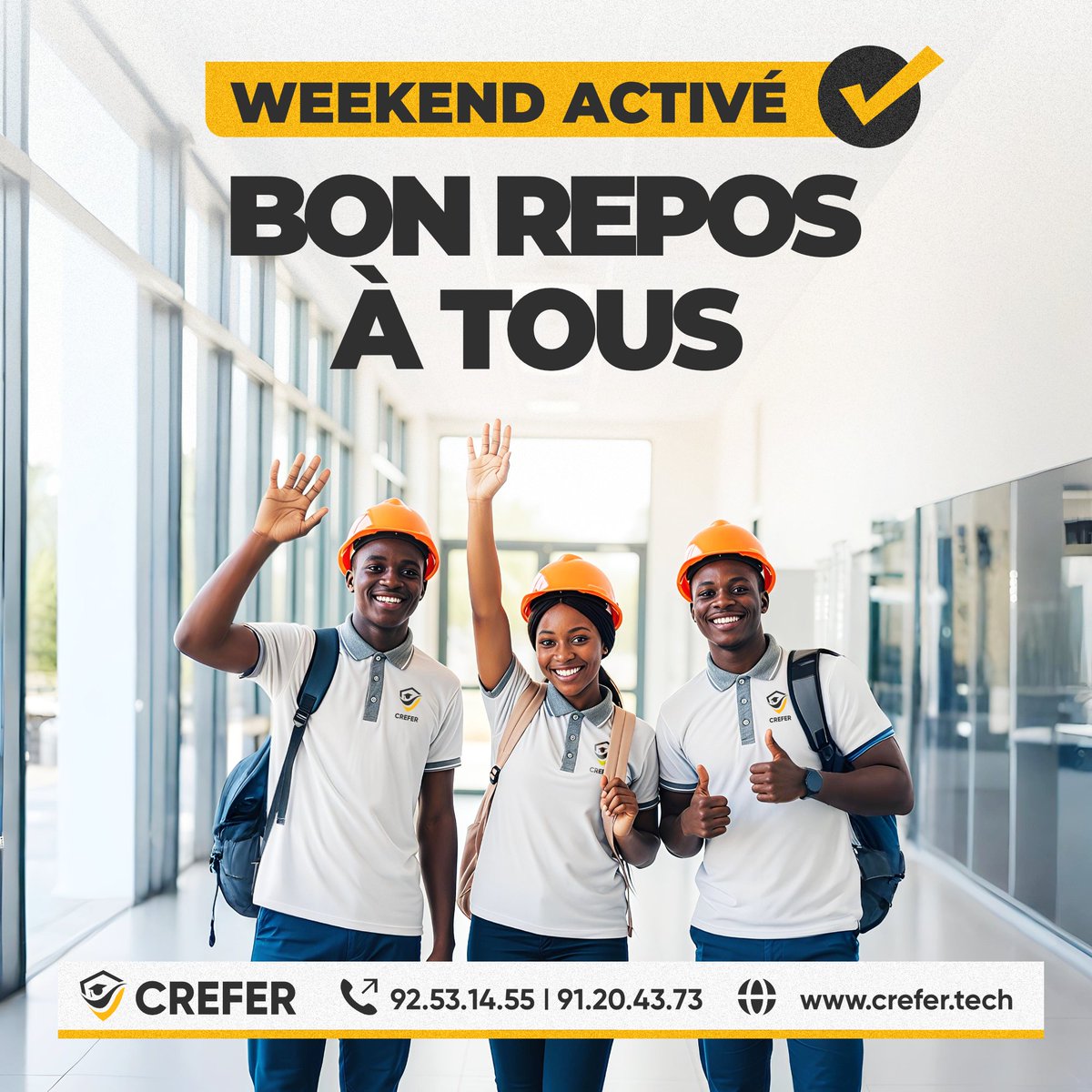 Week-end activé.
 Bon repos à tous.
Prenez soin de vous.