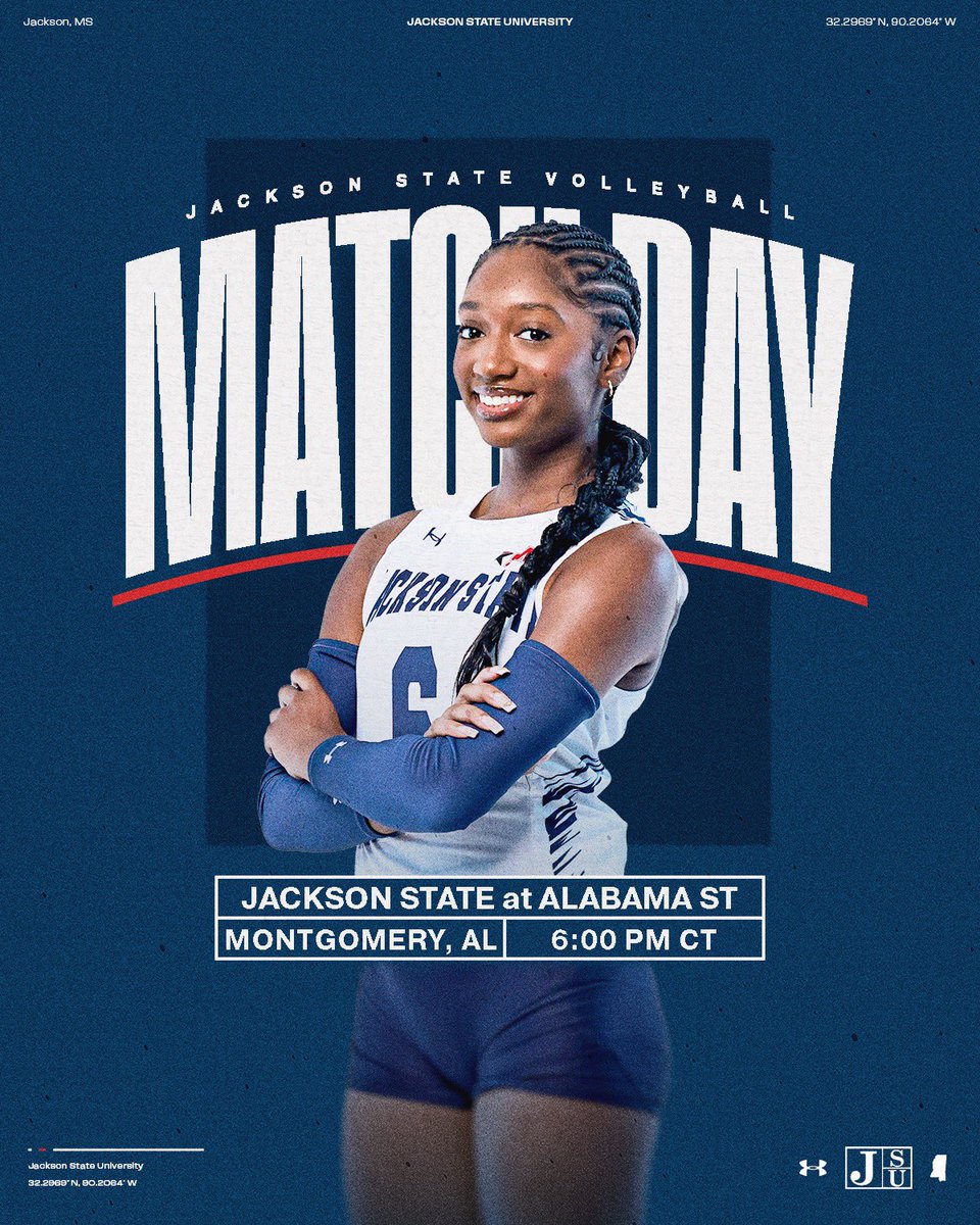 GoJSUTigersVB's tweet image. 🏐GAME DAY🏐

🆚: Alabama State
📍: Montgomery, AL
⏰: 6 PM
📊: shorturl.at/kur4z
💻: tv.swac.org

#THEEiLove | #GoJSUTigersVB🐅