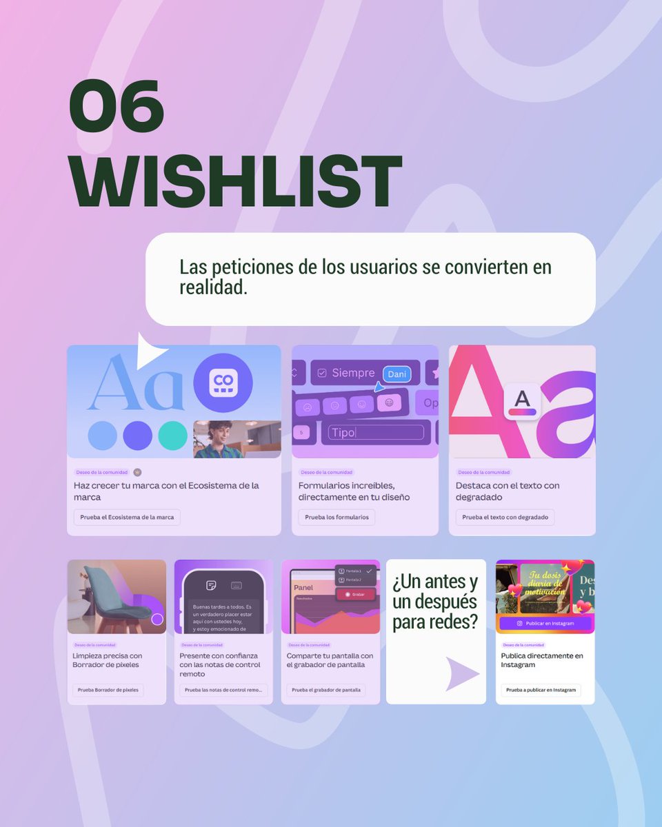 gurenet's tweet photo. 👉 Descubre los cambios que están revolucionando #Canva y que, probablemente te encanten. 😉

#novedadescanva #diseñodigital #marketingcreativo #redesosciales https://t.co/p0Yb2K8h88