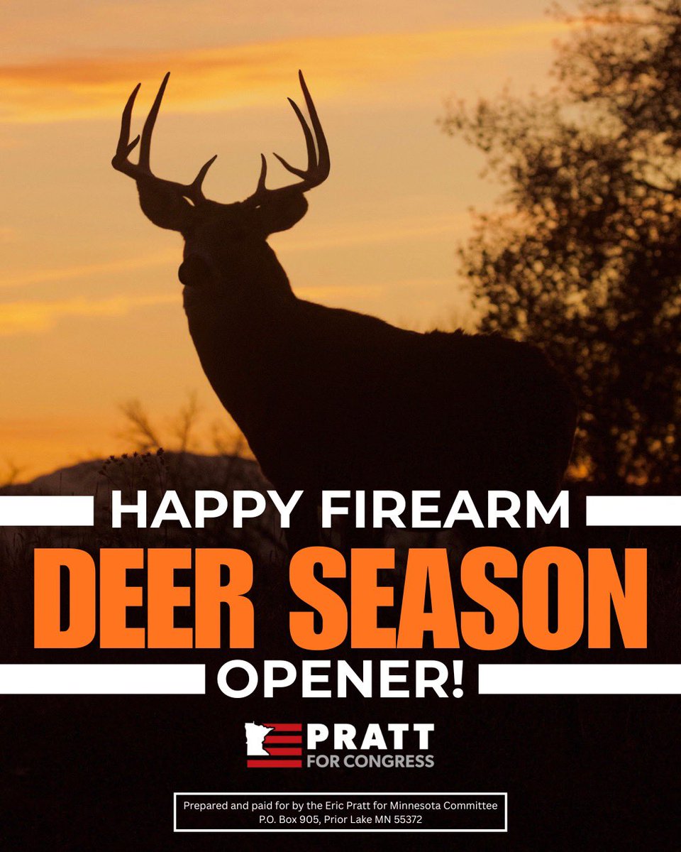 Tomorrow marks the start of another hunting season! Here in Minnesota, hunting is in our roots. While celebrating the opener, take a moment to pause and give thanks for the natural wonders our state has been blessed with. Without those gifts, we would not have this season.

If