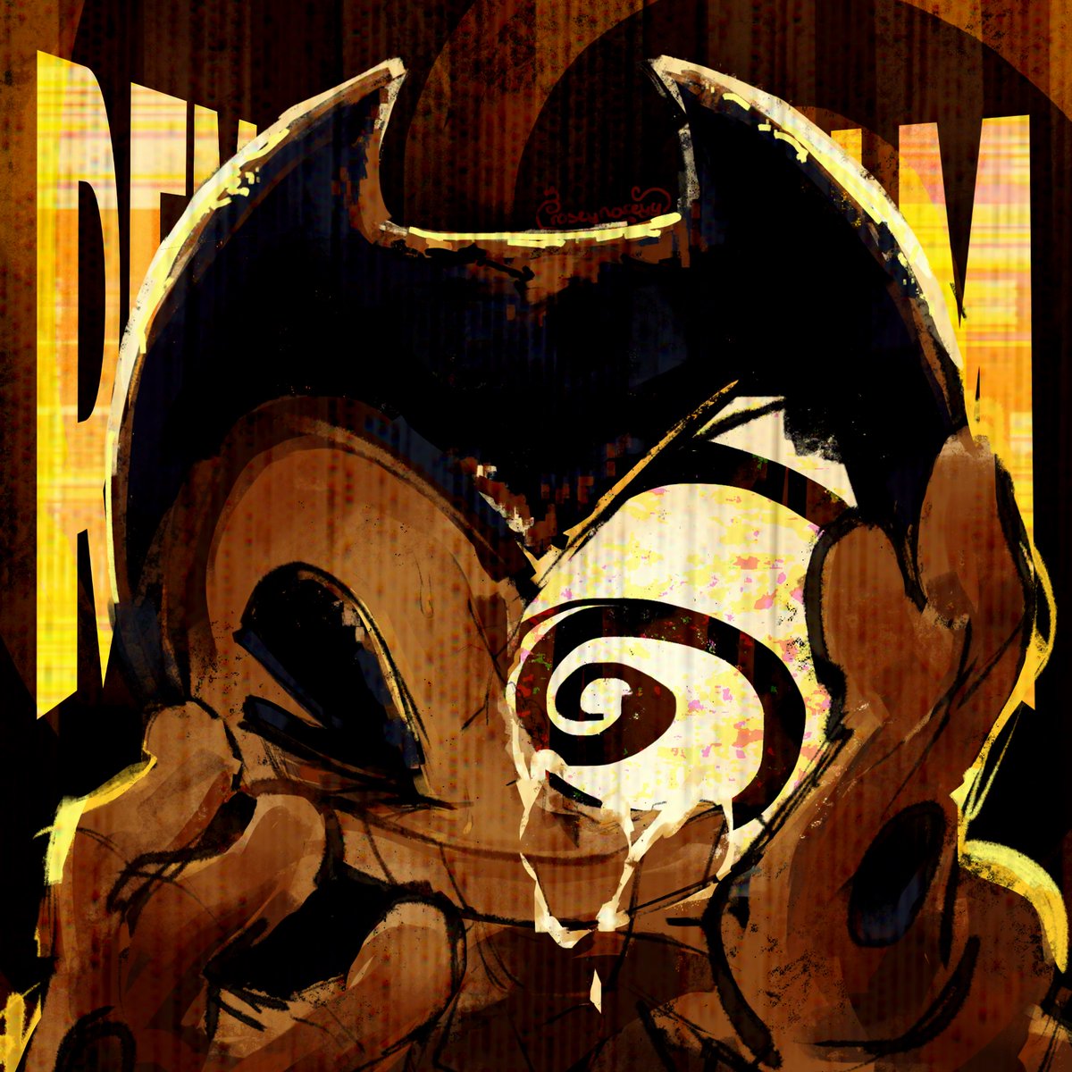 roseynoseyy's tweet image. REMAIN CALM. #BENDY #BendyTheCage