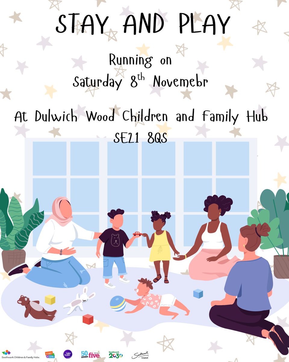 C_D_cfc's tweet image. Start your weekend with fun and laughter at our Saturday Stay &amp;amp; Play! 🎨🌟
A relaxed, friendly space where little ones can explore, play and make new friends — while parents connect too 💕