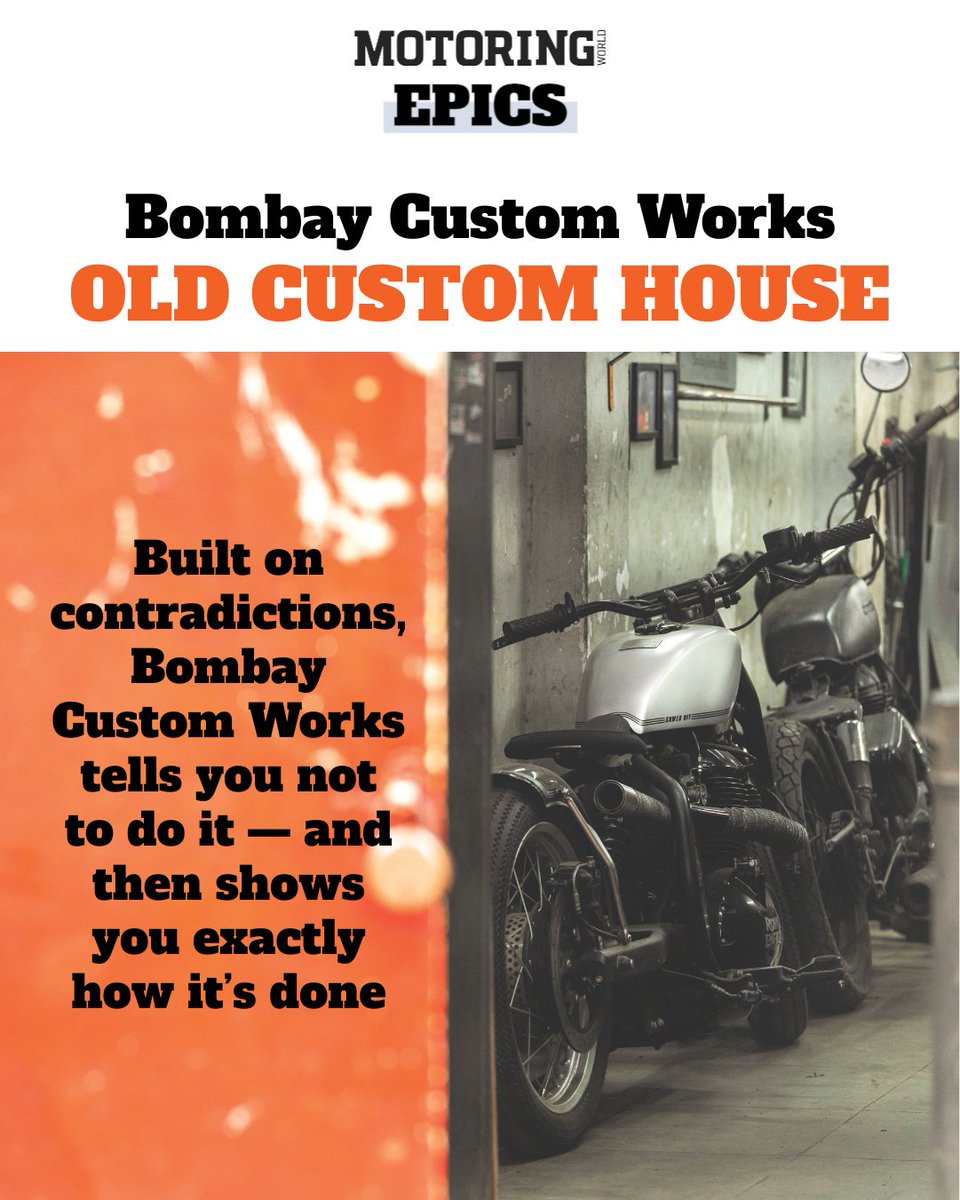 MyMotoringWorld's tweet image. There’s no manual for what Shail does at #BombayCustomWorks — only instinct, patience and persistence. Kartik dives into his world, where Shail says ‘don’t do it!’ but keeps doing it anyway, better each time.
Read more: tinyurl.com/mryf3a97

#BCW #MotoringWorld