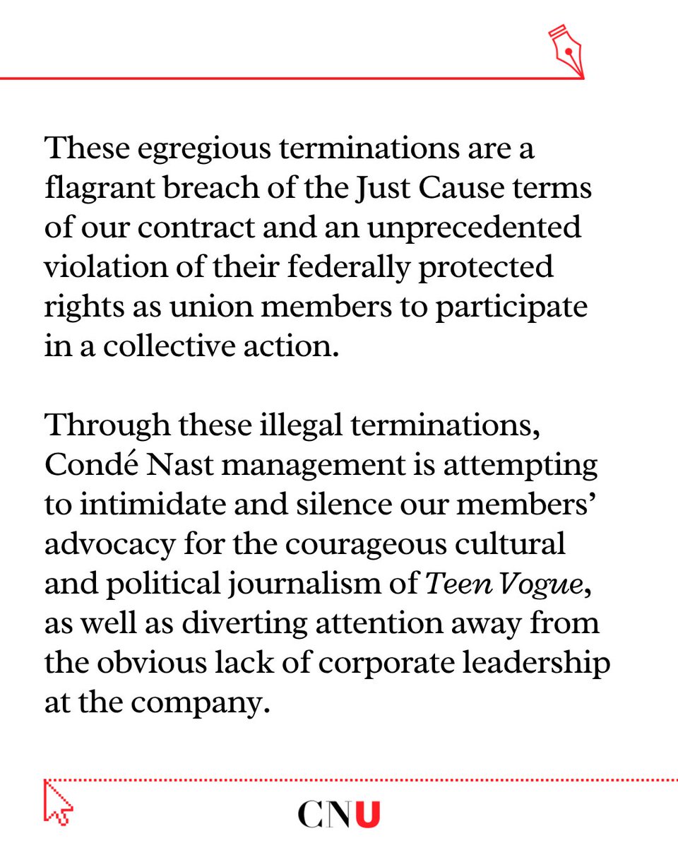 The New Yorker Union tweet media