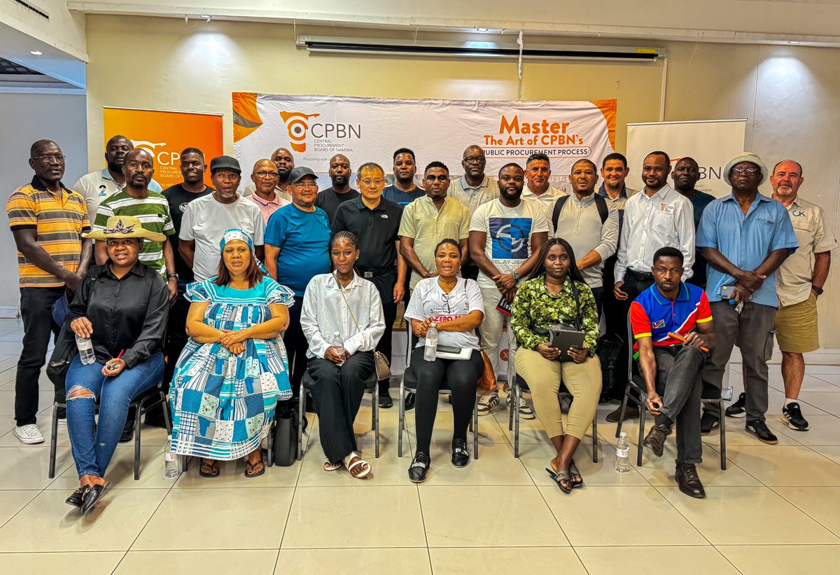 CPBNamibia's tweet image. CPBN Pre-Qualification Outreach Reaches Keetmanshoop!

Local contractors engaged in a successful session on new bidding requirements and processes.

Next stop Otjiwarongo | 17 Nov 2025 | 09:00

#CPBN #PreQualification #CapacityBuilding #ConstructionIndustry