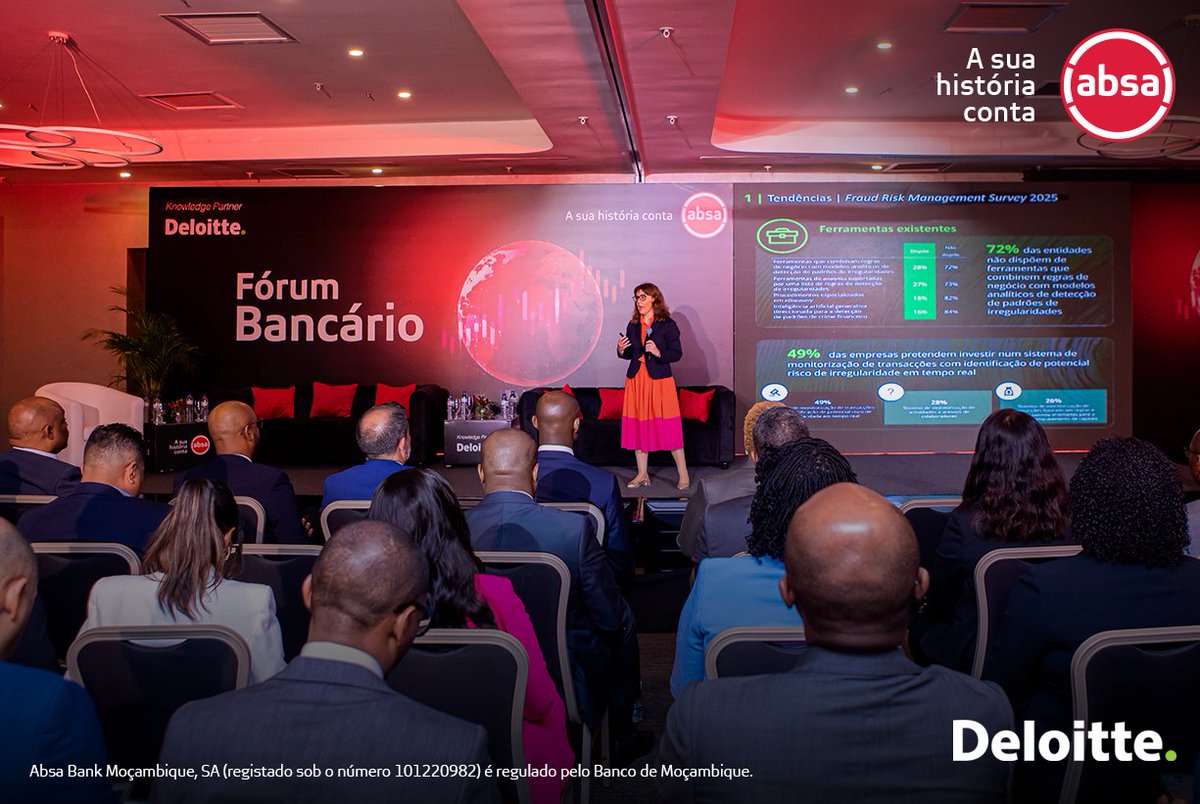 O encontro contou com líderes da banca, especialistas e parceiros como o FMI, que reforçaram a importância de uma banca sólida, ética e preparada para os desafios do futuro.

#AbsaBankMoçambique #ASuaHistóriaConta