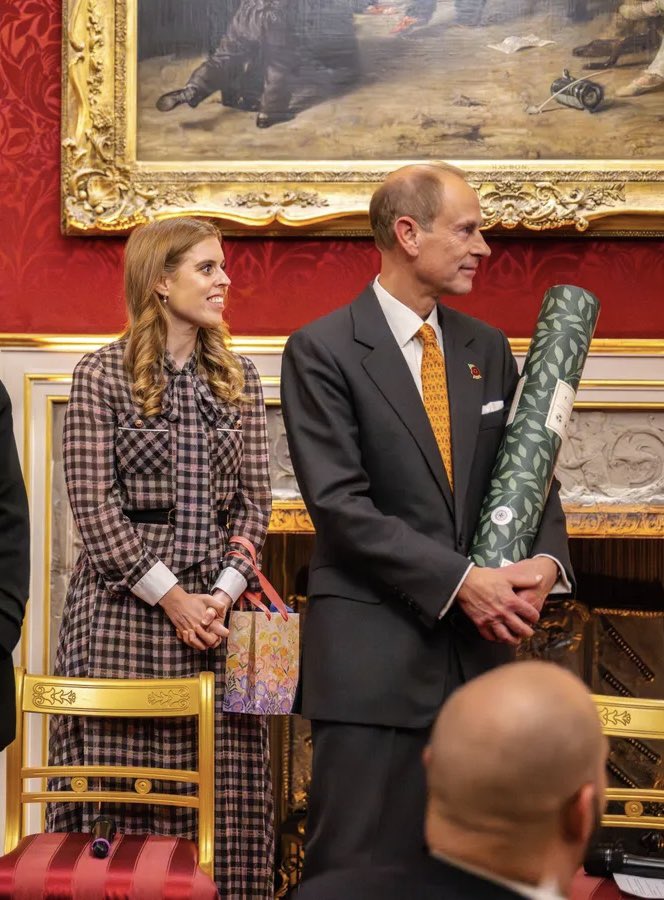 ✨NEW (engagement on 6 November) 

The Duke of Edinburgh, Patron, the Outward Bound Trust, last evening held a Dinner at St James’s Palace.

Princess Beatrice was also in attendance and is their Deputy Patron.

📸The Outward Bound Trust