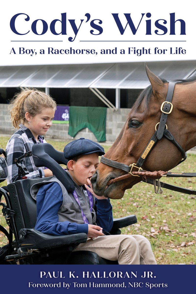 Now that the Breeders' Cup is over and with the holidays approaching, wanted to make official what many of you already know. The pre-sale for "Cody's Wish: A Boy, a Racehorse and a Fight for Life is live on Amazon and Barnes &amp; Noble. There is a link to both on the book website -