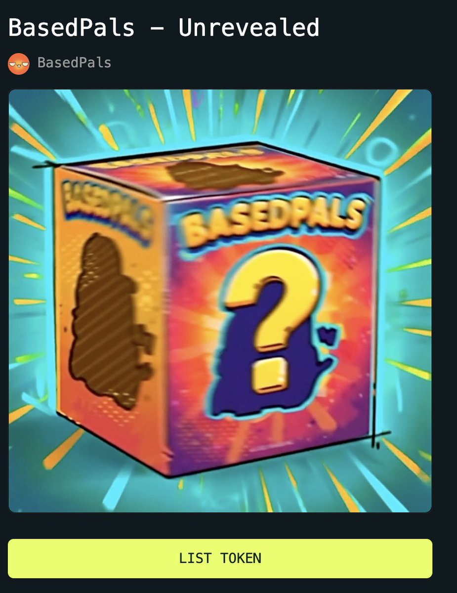 Buy now, don't wait until tomorrow, GG. <a href="/BasedPalsNFT/">BasedPals</a> <a href="/BasedPalsNFT/">BasedPals</a>