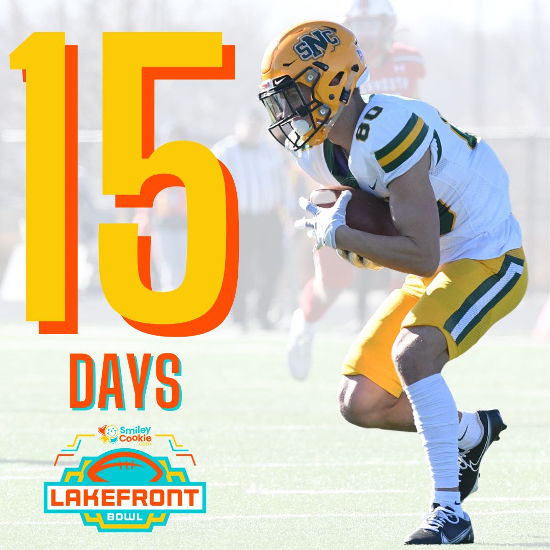 Only 15 days until the <a href="/smileycookie/">SmileyCookie.com</a> Lakefront Bowl!!!

LET'S GO!!

#d3fb