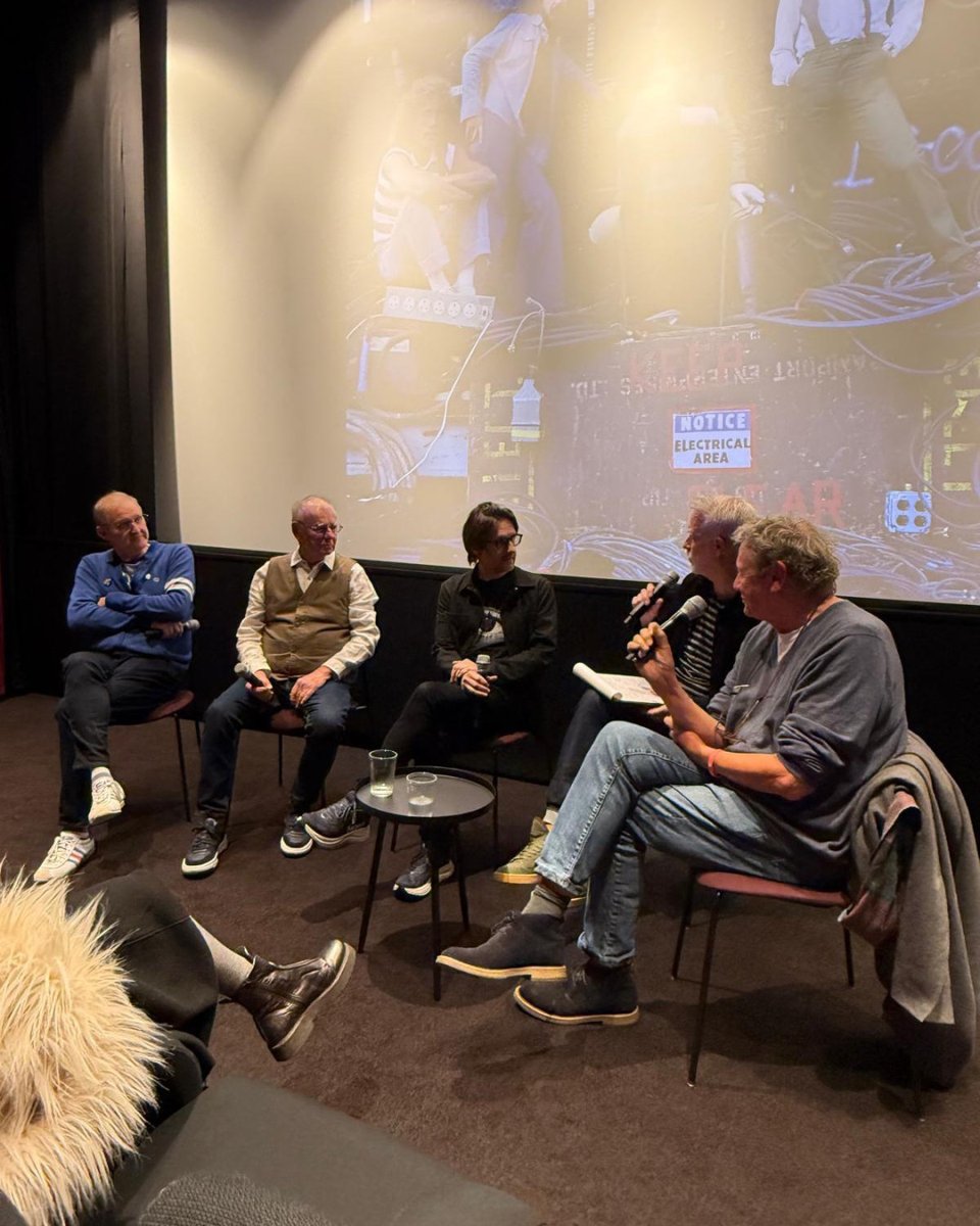 StevenWilsonHQ's tweet image. My Dolby Atmos mix for The Who&apos;s 1978 album Who Are You was premiered at Dolby in London last week, complete with a Q+A between myself and the rest of the team that worked on the reissue. Naturally everyone attending posed for a photo in Keith Moon&apos;s chair from the cover!