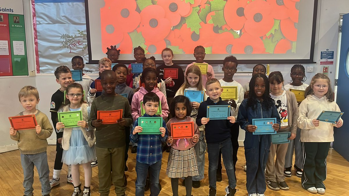 Well done to our weekly certificate winners!