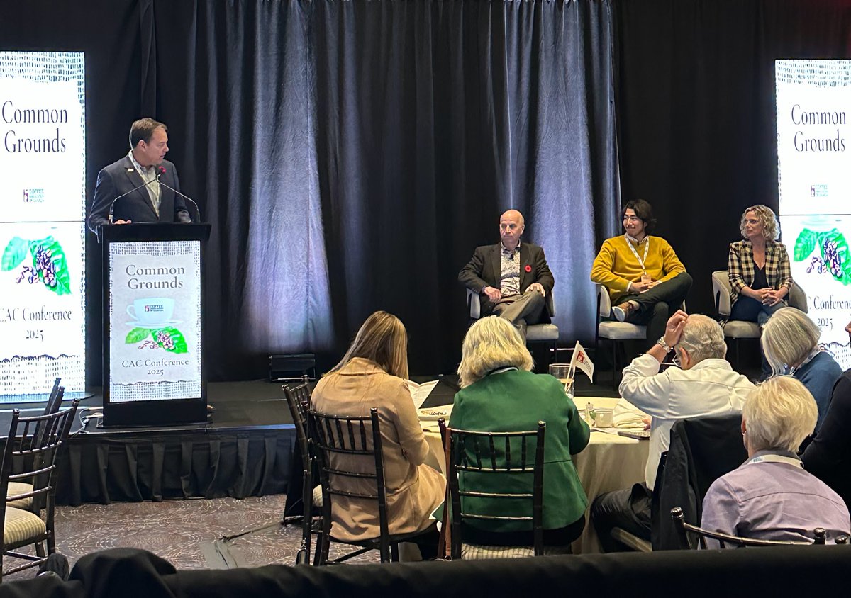 What an incredible day! Thank you to everyone who joined us for the 2025 #coffee Conference—attendees, exhibitors, speakers and panelists. Your energy and engagement created a truly collaborative space where meaningful conversations flourished. #CommonGrounds #CoffeeCanada
