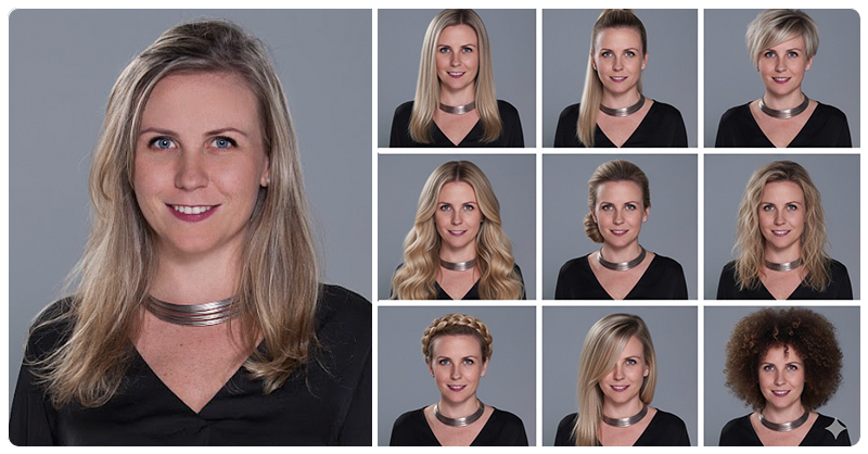 googleespanol's tweet photo. Cambia de look sin tocarte ni un pelo💇‍♀️

GUARDA este PROMPT, sube tu foto a Gemini y escríbele:
“Genera avatares de esta persona con diferentes peinados en un formato de cuadrícula de 3x3”

Así podrás probar todos los estilos antes de ir al salón.