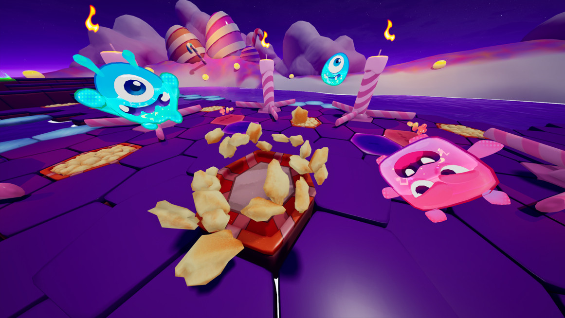 BeStarsGames's tweet image. Hi #PitchYaGame!
You’re a cute slime.. with magnetic powers 🧲💥
“Jelly Monsters” — a chaotic #partygame where everything (and everyone) sticks together 🐾

✨ Features:
🎉 Local &amp;amp; online mayhem
🧲 Push, pull &amp;amp; yeet your friends
🐶 Customize your beast
🏝️ Maps full of traps,