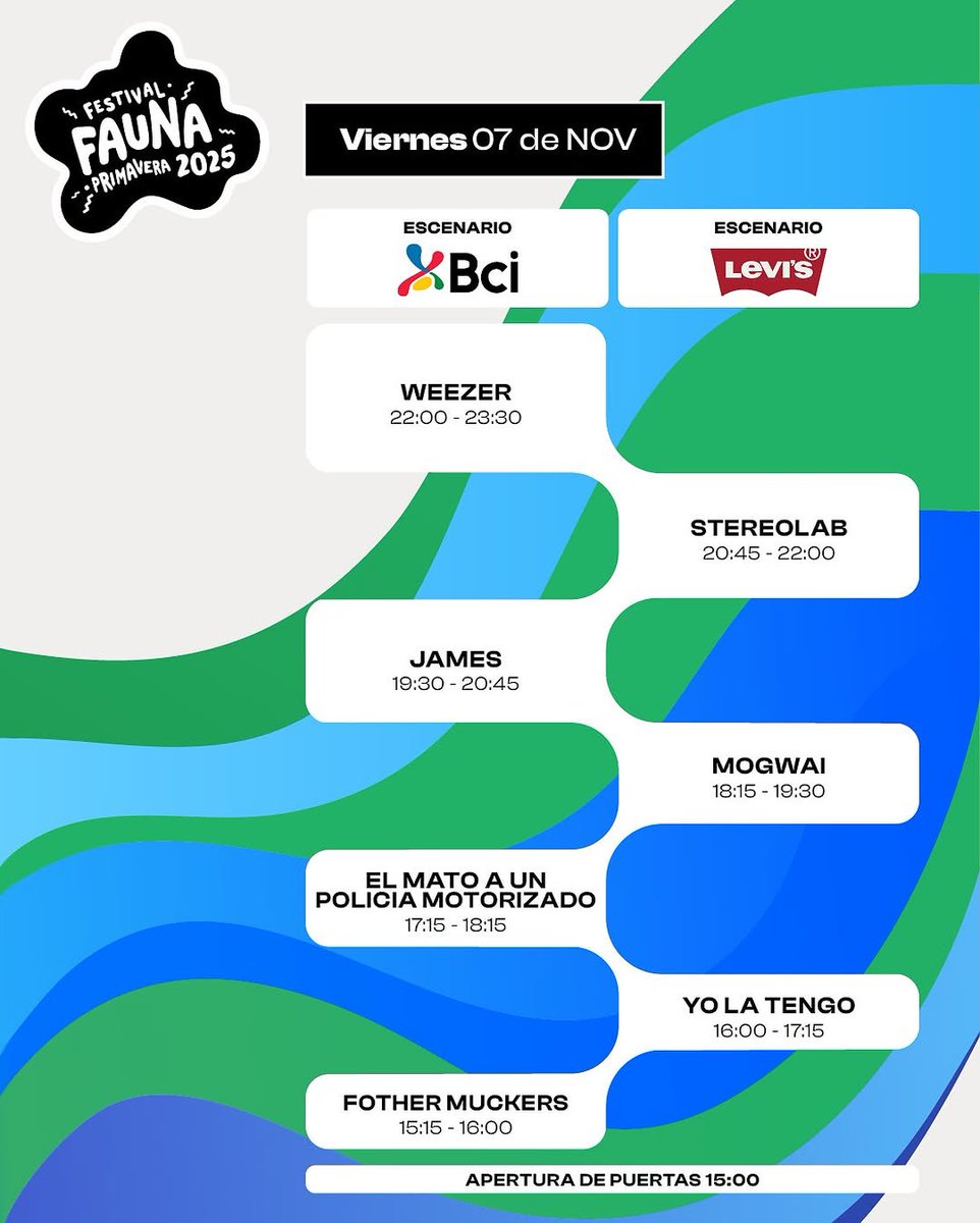 ElMato's tweet photo. Hoy a las 17:15 en el escenario BCI del @FaunaPrimavera, junto a algunas de nuestras bandas favoritas 🇨🇱❤️ https://t.co/f7VACIzctF