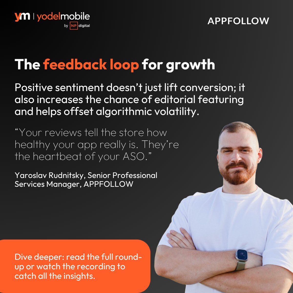 In our latest webinar with AppFollow, our experts explored how ASO has evolved into a full-funnel strategy from visibility and conversion to activation and retention.

Dive into the full round-up for key takeaways and advanced tactics 👉 yodelmobile.com/advanced-aso-s…