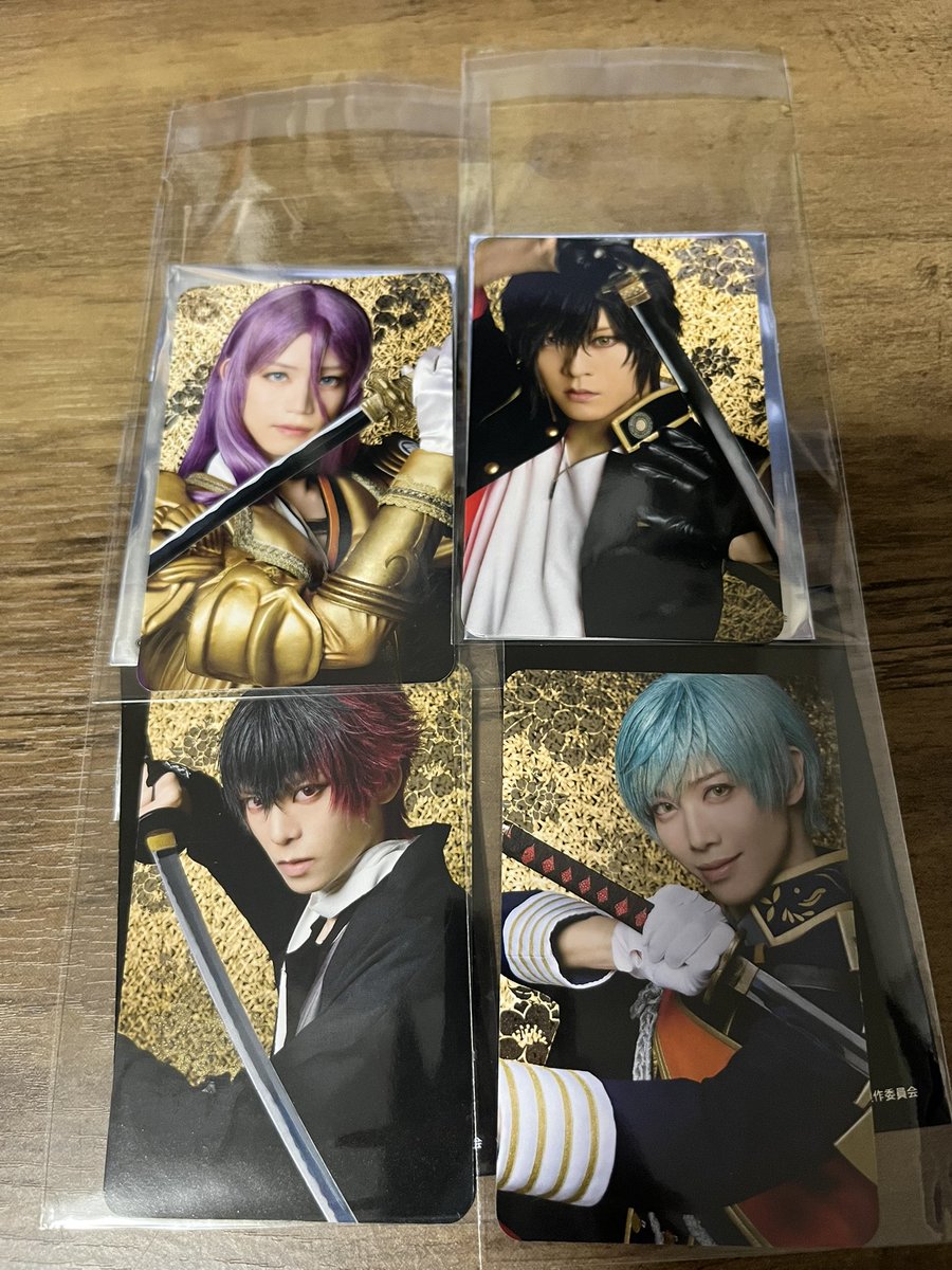 suicaoic's tweet photo. 【交換・譲渡】ミュージカル刀剣乱舞　刀ミュ　博覧会　ふぉとカード
譲>蜂須賀・大倶利伽羅★・肥前★・一期
求>豊前江・山姥切国広
無印のみ定価譲渡可能。纏めてお取引頂ける方を優先させて頂きます。会期中博覧会手渡し優先。検索からもお気軽にお声がけください。 https://t.co/gwyuEWg8Ng