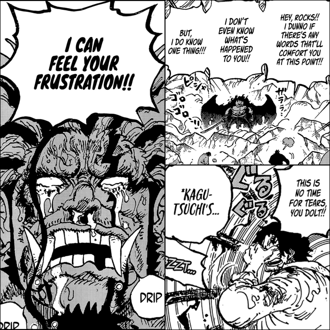 seanynr's tweet photo. #ONEPIECE1165
Rocks became one of the best characters of all time, what a man 💔💔 https://t.co/G3DSWj8OJb