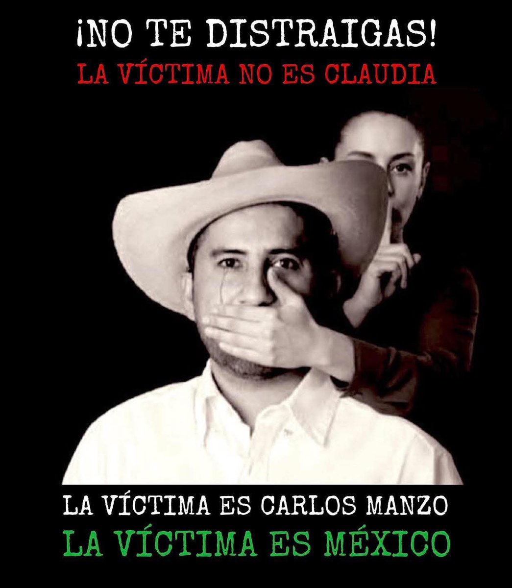 JLozanoA's tweet image. 🚨 #URGENTE Por más distractores que nos quieran atravesar y a pesar de la retórica, adoctrinamiento y campañas de desinformación oficial, no perdamos el foco: la víctima NO es Claudia. Y que el movimiento del sombrero siga creciendo. 

#MorenaEsCrimenOrganizado 

#CarlosManzo