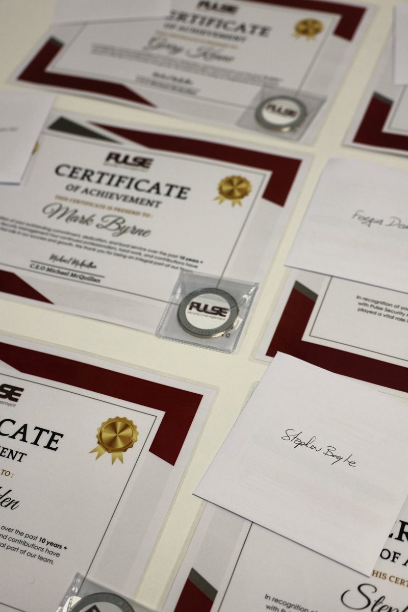 PulseSecurityM1's tweet image. 10+ years. Countless shifts. One incredible legacy. 🏆
This week we celebrated our long-serving team members who’ve been part of the Pulse journey for over a decade ,the people whose loyalty, pride, and professionalism have shaped who we are today.

#PulseSecurity  #10YearsStrong