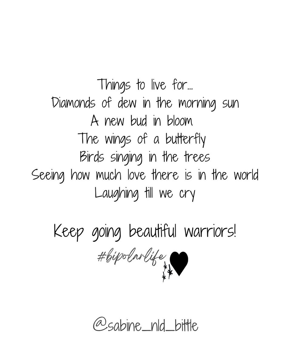 Keep going beautiful warriors …

#bipolar #bipolarlife #mentalhealth