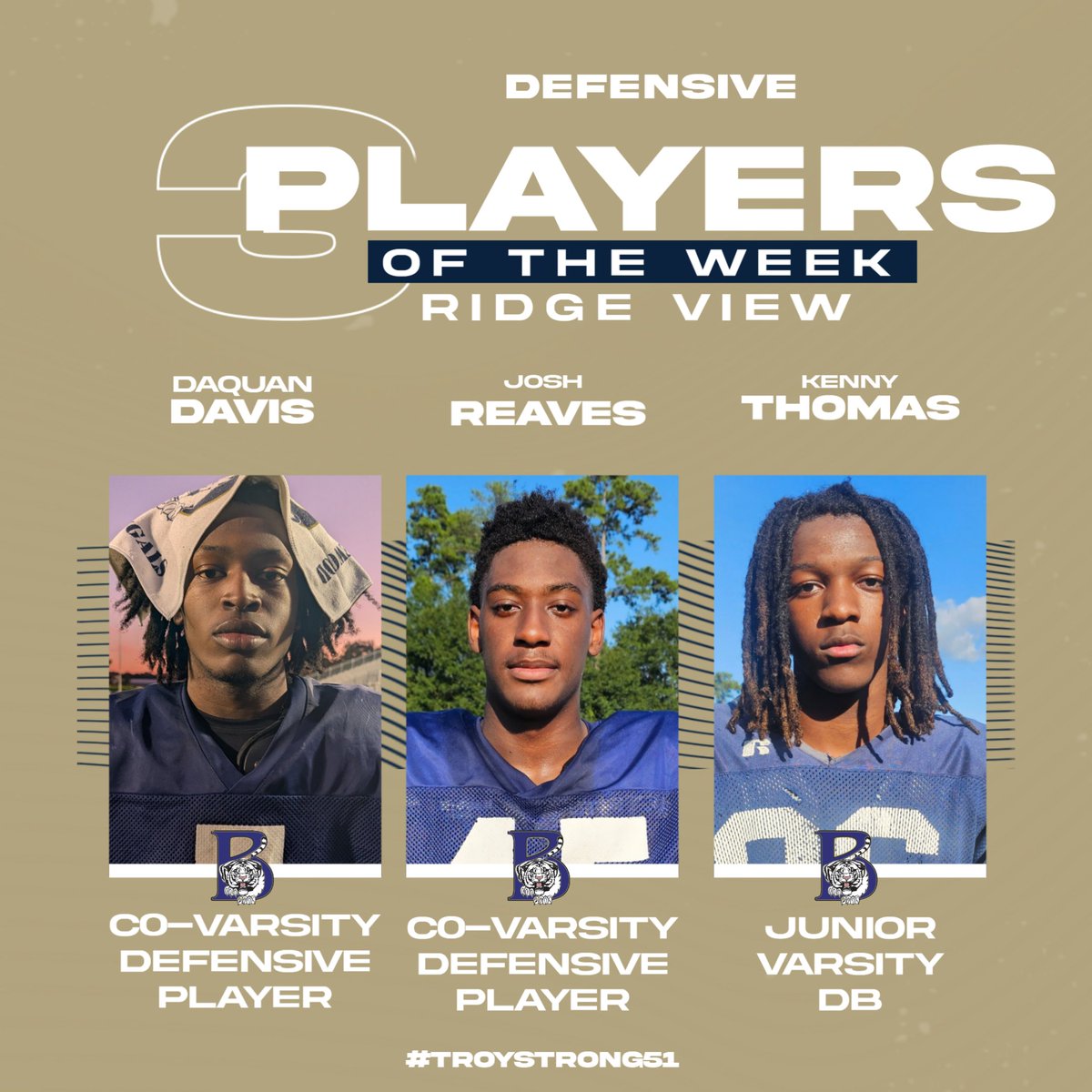Players of the Week RV
#begreat