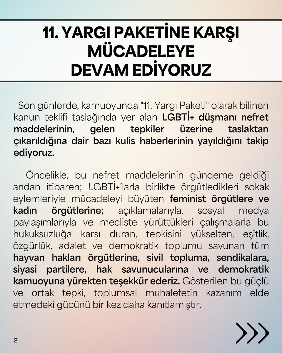Ankara Gökkuşağı Aileleri Derneği (GALADER) tweet media