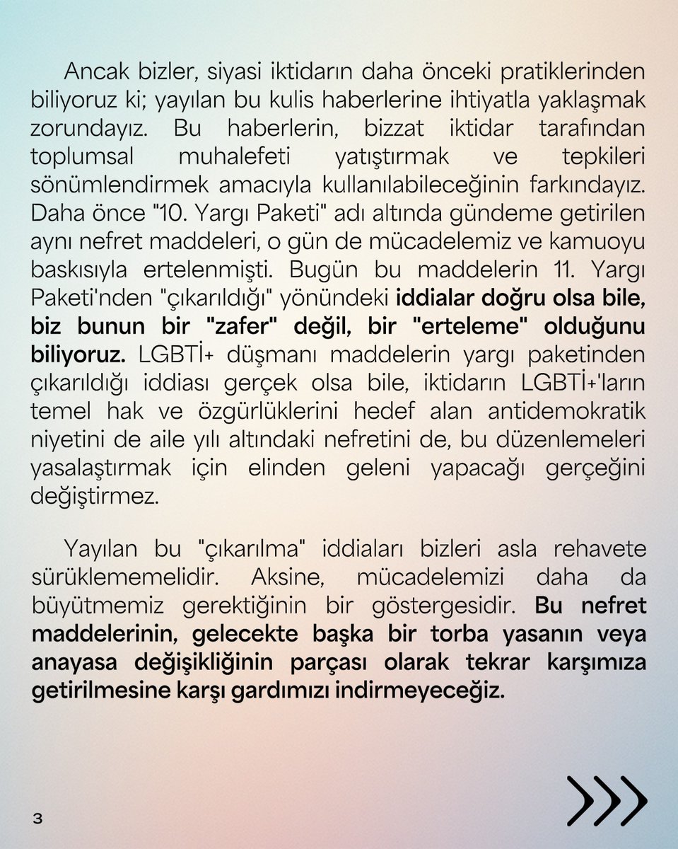 Ankara Gökkuşağı Aileleri Derneği (GALADER) tweet media