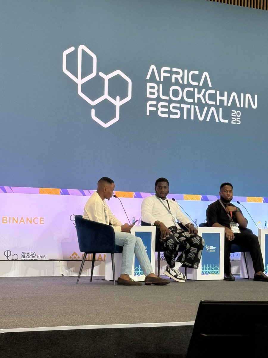 saint_brisa's tweet image. Happy to have moderated a powerful conversation on “Faster, Cheaper Payments Across Africa” at @africablockfest with industry leaders from Fincra, OKX, Kredete and Hexakomb.

The future of payments in Africa, stablecoin rails are rewriting the playbook. 🌍💳

#ABF2025