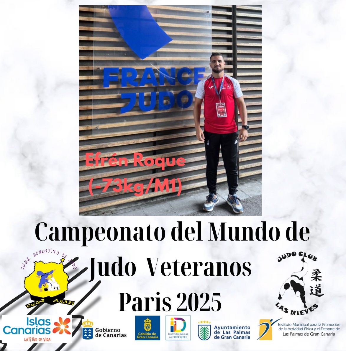 Europeo Sub-23 🇲🇩 y Campeonato del Mundo de Veteranos 🇫🇷 

Nuestro <a href="/ClubAkari/">Club Deportivo Judo Club Akari</a> representados en citas internacionales. 
Ainoa Salazar (-70kg) cae en 2 ronda en Golden Score y Efrén Roque (-73kg/M1) 5º del Mundo de veteranos.