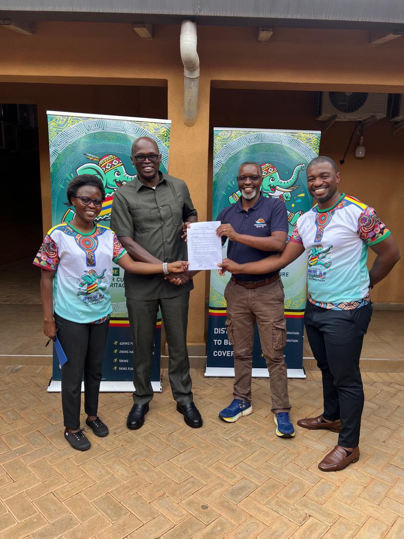 wekesa_amos's tweet photo. Breaking News 

@TheGuluMarathon and @RwenzoriMarathn signed a very serious MOU today afternoon at Omera Restaurant.

As @RwenzoriMarathn we have been learning from Kilimanjaro marathon in Tanzania. 

And I think we have been good students from what’s happening and also the in background we have been mentoring @TheGuluMarathon and it’s official today. 

Organizing a proper marathon isn’t a child’s play but @FGimara has poured all his heart and resources into @TheGuluMarathon and it’s fair that we support his efforts. 

Now Uganda has 2 world athletics certified marathon and as you will see we shall use same timing group out of Cape Town, South Africa. The best on the continent. 

Those give international runners and locals confidence on the quality they expect and this year expect even a more organized @TheGuluMarathon 2025. 

The marathon takes place on the 6th December 2025 in Gulu city like you all already know. We shall share a number of platforms like you will read in the breakdown. 

Nabukyabo and @CMasiga witnessed this collaboration and mou signing like you can see in pictures.