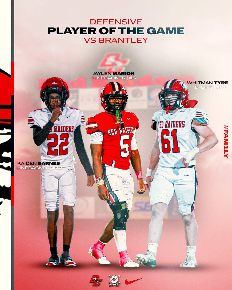 RecruitBCFB's tweet image. 🚨Players of the Game 🚨

Farm Bureau - Scottland Hennesy

Offensive - Santiago Bizzell &amp;amp; Jamon Ellis

Defensive - Kaiden Barnes, Jaylen Marion &amp;amp; Whitman Tyre

Special Teams - Whitman Tyre 

#FAM1LY 🔴⚪️⚫️