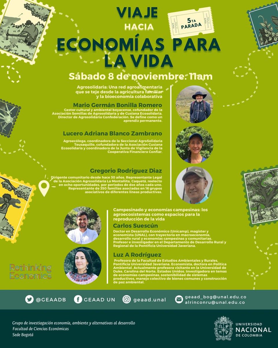 Economía, Ambiente y Alternativas al Desarrollo. tweet media