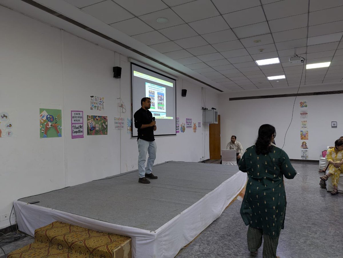 nss1412016's tweet image. Gave a presentation on Best Practices of NSS during the 2-day Training Programme for NSS Programme Officers held on 6–7 November 2025.
An enriching experience to share insights and learn from fellow participants.
@PEBranchGNCTD 
@_NSSIndia 
#NSS #TrainingProgramme #BestPractices