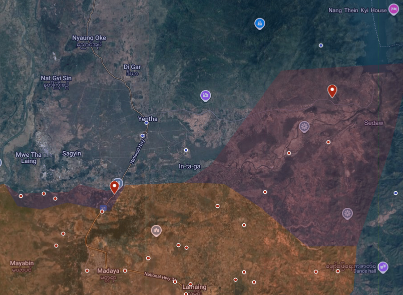 Myanmar War Map tweet media