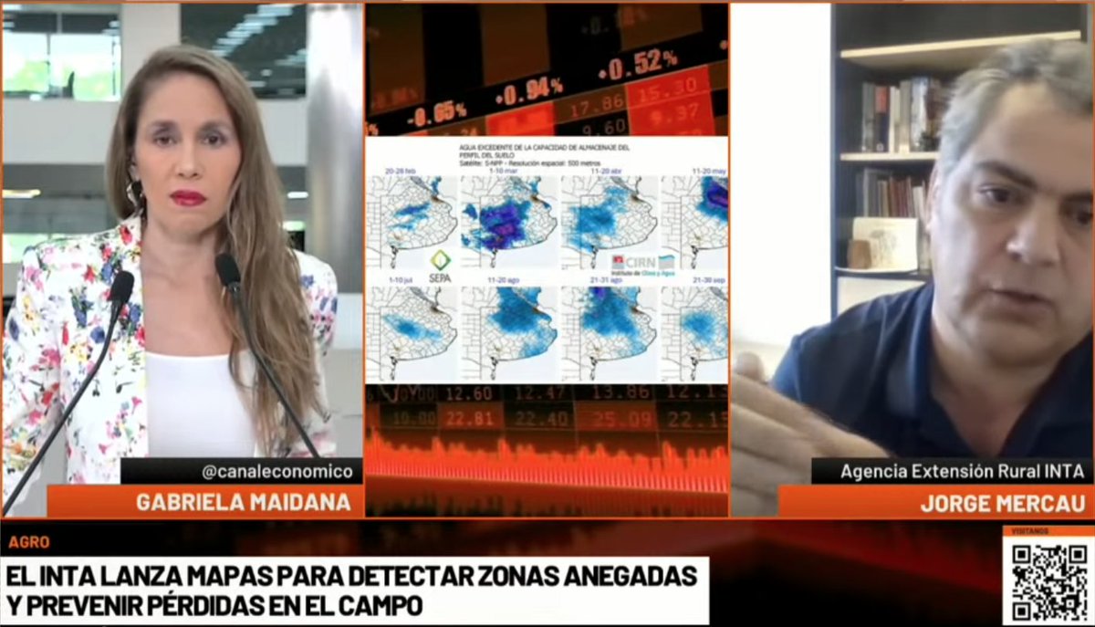 #AgroEcosistemas🇦🇷 #Excedentes #Inundación
#SEPA <a href="/intaargentina/">INTA</a> 
Gracias por la nota <a href="/GABRIELLABRISSA/">GABRIELA MAIDANA</a> CANAL E <a href="/perfilcom/">Perfil.com</a>