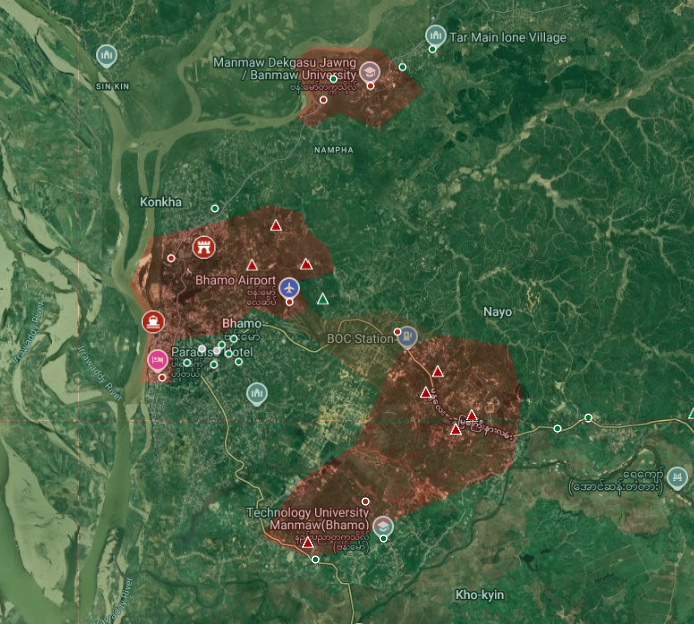 Myanmar War Map tweet media