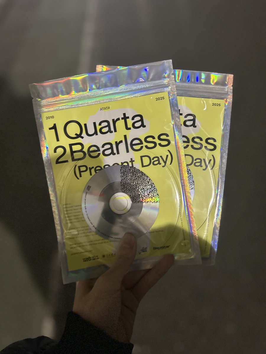 無料配布のCD、私にATATAを教えてくれた母の分も頂きました。
遠方に住んでるので近日中に郵送します📮

 #ATATA
 #ATATA15周年